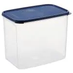 Signoraware 500ml Oval No.1 Modular Multi-Purpose Plastic Containers With Lid For Kitchen Storage | Food Grade Bpa Free Leak Proof | Spices Atta Grains And More Organizers (500ml, Mod Blue)