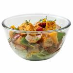 Signoraware Borosilicate Glass Mixing Bowl And Serving Bowl | Micro Wave Oven Safe (1500Ml | Set Of 1 Piece | Transparent Clear)