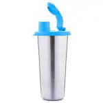 Signoraware Blue Stainless Steel Tumbler with Lid 450 ml