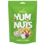 Vittal's Yum Nuts Cream & Onion Cashews 60 g