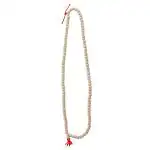 PoojaDham Yellow Wooden Mala without Nuts 108 Beads