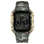 Fire-Boltt Cobra Smartwatch with Bluetooth Calling, 4.52 cm (1.78 inch) AMOLED High ResolutionBluetooth Calling Smartwatch,Built In Speaker & Mic, IP68 Water Resistant, Smart Health Tracking, Smart Notifications, Voice Assistant, CAMO GREEN