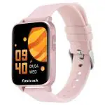 Fastrack Reflex Curv Smart Watch with 2.5D curved display, Rose Gold