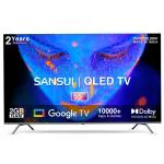 Sansui 140 cm (55 Inches) 4K Ultra HD Smart Google QLED TV JSW55GQLED