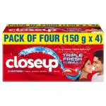 Closeup Everfresh+ Red Hot Triple Fresh Formula Toothpaste (4 X 150g)