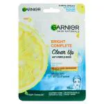 Garnier Skin Naturals Bright Complete Clear Up Anti Pimple Sheet Mask 23 g (Pouch)