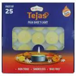 Shubhkart Tejas Puja Ghee T-Light 25 pcs