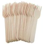 Status Disposable Wooden Forks 16 cm 30 pcs