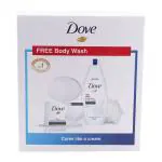 Dove Cream Beauty Bathing Bar (Pack of 5) 125 g each With Free Body Wash 250 ml