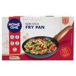 Home One Black & Blue Aluminium Die Cast Nonstick Fry Pan with Induction Base 24 cm