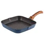 Home One Non-Stick Aluminium Die Cast Square Grill Pan 24 cm