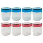 Home One Assorted Plastic Ring Container 500 ml (Set of 4)