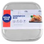 Home One Small Stainless Steel Sandwich Box 200 Ml