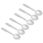 Home One Casino Stainless Steel Dessert Spoon (Set of 6)