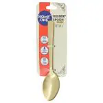 Home one Stainless Steel Desert Spoon With gold PVD Coating