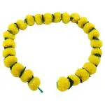 Flower Yellow Toran with Patti Fold