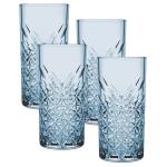 Pasabahce Timeless Water Glass Set - 450ml, 4 Pieces, Turquoise