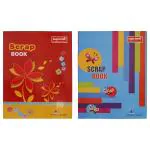 Supremo Colored Paper Scrap Book 32 Pages (22 X 28 cm) - Pack of 2