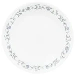 Corelle White Vitrelle Glass Medium Plate Country Cottage 108 (8.5 In)