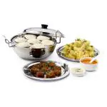 Kitchen Krafts 5 in 1 Stainless Steel Kadhai 4.5 L