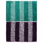 Status Cotton Water Absorbing Door Mat (38X58cm)(Green+Purple)