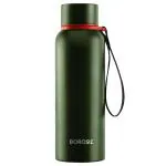 Borosil Trek Green Stainless Steel Flask 850 ml