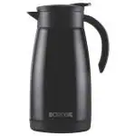 Borosil Black Stainless Steel Tea Pot 1000 ml