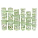 Mastercook Ebiza Green Plastic Container (20 pcs)