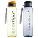 Cello Sportigo Multicolor Plastic Water Bottle 1 L (Set of 2)