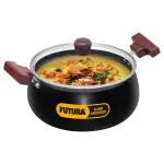 Hawkins Future Black Hard Anodised Handi with Glass Lid 3 L