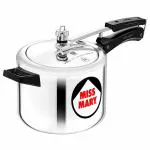 Hawkins 4 Litre Miss Mary Pressure Cooker, Inner Lid Cooker, Silver (MM40)