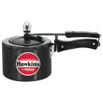 Hawkins 2 Litre Instaa Pressure Cooker, Induction Inner Lid Cooker, Tall Body Hard Anodised Cooker, Best Black Cooker, Black (IIH2T)