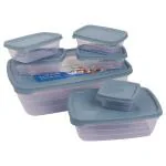 Kolorr Grey Plastic Multi Storage Container (Set of 7)