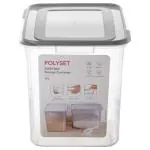 Polyset Everyday Storage Plastic Container With Wheels - Design/colour may vary