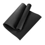 Status Yoga Mat Black Color, Anti Skid, Cushioned, Textured Yoga Mat, 4mm Thick