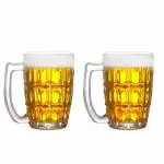 Soham Beer Mugs 400 Ml (Pack of 2)