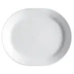 Corelle White Vitrelle Glass Oval Serving White Platter (31 cm)