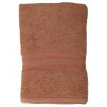 Dry T Solid Dyed stripe 100 % Cotton Bath Towel, Highly Absorbent, Super Soft, Soft and Plush, 400 GSM (70X140 cm ) Sand