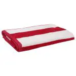 Dry T Cabana Stripe 100 % Cotton Bath Towel, Highly Absorbent, Super Soft, Soft and Plush, 400 GSM (70X140 cm ) Fuchsia