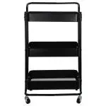 Gerat Tristeel Black Kitchen Trolley