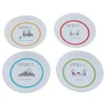 Servewell Happiness Snack Plate 17 cm - Design / Colour may vary
