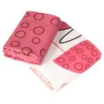 Story@Home White 152 TC Cotton Floral Double Bedsheet with 2 Pillow Covers