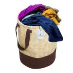 Kuber Industries Brown Laundry Bucket 45 L