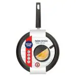 Home One Black Non-Stick Flat Bottom Dosa Tawa 28 cm