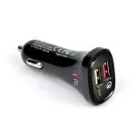 boAt Dual QC PD 18W Without Cable Car Charger, Black