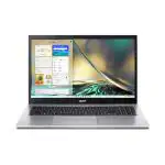 Acer Aspire 3 12th Gen Intel Core i3 Laptop (Windows 11 Home/ 8 GB/ 256 GB SSD/ Intel UHD Graphics/ Microsoft Office) AL15-51, 39.6 cm (15.6 Inch) Full HD TFT LCD Display, Pure Silver