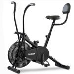 beatXP Vortex Active 2M(110BS) Air Bike Exercise Cycle for Home | Gym Cycle for Workout with Adjustable Cushioned Seat | Moving Handles | Back Support Full Body Workout Gym Fitness Cycle Machine With 6 Months Warranty (Black), Exercise Bikes