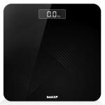 beatXP Gravity Elevate Digital Weighing Machine with Backlit LCD Display & 6mm Thick Tempered Glass, Weight Machine for Body Weight with 2 Year Warranty | Black, Weight Machines