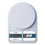 beatXP Kitchen Scale Multipurpose Portable Electronic Digital Weighing Scale | Weight Machine with Back light LCD Display | White |10 kg | 2 Year Warranty, Weight Machines