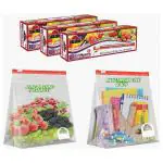 Shalimar Small Plastic Zip Lock Bags with Slider (Pack of 3)